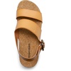 image:imageDREAM PAIRS Womens Orthopedic Arch Support Platform Sandals Comfortable Cork Insole Low Wedges Sandals Flatform Summer Dress Shoes Cute Buckle Wedges for BeachNatural