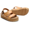 image:imageDREAM PAIRS Womens Orthopedic Arch Support Platform Sandals Comfortable Cork Insole Low Wedges Sandals Flatform Summer Dress Shoes Cute Buckle Wedges for BeachNatural