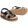 image:imageDREAM PAIRS Womens Orthopedic Arch Support Platform Sandals Comfortable Cork Insole Low Wedges Sandals Flatform Summer Dress Shoes Cute Buckle Wedges for BeachBlack