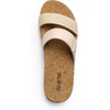 image:imageDREAM PAIRS Womens Platform Wedge Sandals with Arch Support Comfortable Beach Slipon Flat Sandals Casual 2Strap Cork Cushion Slides for WomenBeigepu