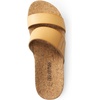 image:imageDREAM PAIRS Womens Platform Wedge Sandals with Arch Support Comfortable Beach Slipon Flat Sandals Casual 2Strap Cork Cushion Slides for WomenNatural