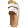 image:imageDREAM PAIRS Womens Platform Wedge Sandals with Arch Support Comfortable Beach Slipon Flat Sandals Casual 2Strap Cork Cushion Slides for WomenWhite