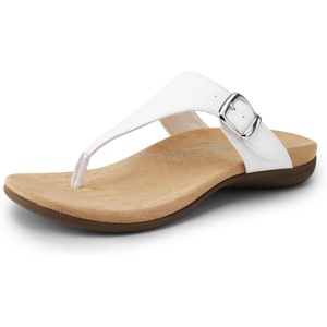 image:imageDREAM PAIRS Orthotic Thong Sandals for Women Arch Support Flip Flops Comfortable Lightweight Slip On Sandals for Walking Casual Summer Everyday WearWhite