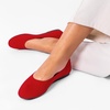 image:imageDREAM PAIRS Ballet Flats Shoes for Women Foldable Knit Womens Flats with Arch Support Comfortable Shoes for Women Dressy Casual Work OfficeRed