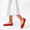 image:imageDREAM PAIRS Ballet Flats Shoes for Women Foldable Knit Womens Flats with Arch Support Comfortable Shoes for Women Dressy Casual Work OfficeRed