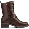image:imageDREAM PAIRS Laceup Combat Boots Midcalf Military Winter Boot for WomenBrownPu