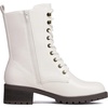 image:imageDREAM PAIRS Laceup Combat Boots Midcalf Military Winter Boot for WomenWhitePu
