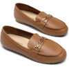 image:imageDREAM PAIRS Loafers for Women Casual Comfortable Slip On Flat Lightweight Leisure Work Shoe Comfort Walking ShoesBrownpu
