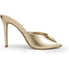 image:imageDREAM PAIRS Mule Heels for Women High Heels Stiletto Open Round Peep Toe Mules Sandals Slip on Dress Shoes 2026 Sexy Heeled for Party Dressy Prom WeddingLight Gold