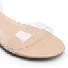 image:imageDREAM PAIRS Women Black White Nude Clear Sandals Low Heel Dressy Sandals Ankle Strap Open Toe Chunky Block Heeled Summer Classic Comfortable Flat Shoes