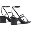 image:imageDREAM PAIRS Womens Block Heels 2 inch Strappy Square Toe Dressy Chunky Low Heeled Sandals for Party Wedding EveningBlackpu