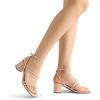 image:imageDREAM PAIRS Womens Block Heels 2 inch Strappy Square Toe Dressy Chunky Low Heeled Sandals for Party Wedding EveningNudepu