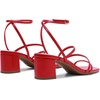image:imageDREAM PAIRS Womens Block Heels 2 inch Strappy Square Toe Dressy Chunky Low Heeled Sandals for Party Wedding EveningRedpu