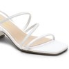 image:imageDREAM PAIRS Womens Block Heels 2 inch Strappy Square Toe Dressy Chunky Low Heeled Sandals for Party Wedding EveningWhitepu