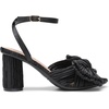 image:imageDREAM PAIRS Womens Bow Knot Heeled Sandals Low Chunky Heels Open Toe Ankle Strap Slingback Dress Shoes for Wedding Bridal PartyBlack