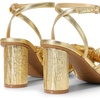 image:imageDREAM PAIRS Womens Bow Knot Heeled Sandals Low Chunky Heels Open Toe Ankle Strap Slingback Dress Shoes for Wedding Bridal PartyGold