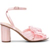 image:imageDREAM PAIRS Womens Bow Knot Heeled Sandals Low Chunky Heels Open Toe Ankle Strap Slingback Dress Shoes for Wedding Bridal PartyPink