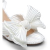 image:imageDREAM PAIRS Womens Bow Knot Heeled Sandals Low Chunky Heels Open Toe Ankle Strap Slingback Dress Shoes for Wedding Bridal PartyWhite