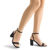 image:imageDREAM PAIRS Womens Chunky Heels Square Open Toe Ankle Buckle Strappy Block Heeled Sandals for Party Wedding DailyBlacknubuck