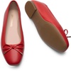 image:imageDREAM PAIRS Womens Flats Square Toe Ballet Flats Comfortable Casual Ballerina Flat Dress Shoes with Bow Suitable for Dressy Business Casual Work OfficeRed