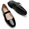 image:imageDREAM PAIRS Womens Flats Square Toe Mary Jane Flats Comfortable Casual Dress Shoes Ballet Flats with Buckle Strap Casual Work Office Mary Jane ShoesBlackoily