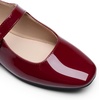 image:imageDREAM PAIRS Womens Flats Square Toe Mary Jane Flats Comfortable Casual Dress Shoes Ballet Flats with Buckle Strap Casual Work Office Mary Jane ShoesBurgundy