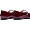 image:imageDREAM PAIRS Womens Flats Square Toe Mary Jane Flats Comfortable Casual Dress Shoes Ballet Flats with Buckle Strap Casual Work Office Mary Jane ShoesBurgundy