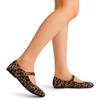image:imageDREAM PAIRS Womens Flats Square Toe Mary Jane Flats Comfortable Casual Dress Shoes Ballet Flats with Buckle Strap Casual Work Office Mary Jane ShoesLeopard