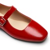 image:imageDREAM PAIRS Womens Flats Square Toe Mary Jane Flats Comfortable Casual Dress Shoes Ballet Flats with Buckle Strap Casual Work Office Mary Jane ShoesRed