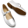 image:imageDREAM PAIRS Womens Flats Square Toe Mary Jane Flats Comfortable Casual Dress Shoes Ballet Flats with Buckle Strap Casual Work Office Mary Jane ShoesSilver