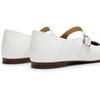 image:imageDREAM PAIRS Womens Flats Square Toe Mary Jane Flats Comfortable Casual Dress Shoes Ballet Flats with Buckle Strap Casual Work Office Mary Jane ShoesWhite