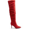 image:imageDREAM PAIRS Womens High Heels Over The Knee Boots Thigh High Pointed Toe Stiletto Long Fall Sexy BootsRedsuede