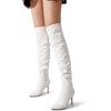 image:imageDREAM PAIRS Womens High Heels Over The Knee Boots Thigh High Pointed Toe Stiletto Long Fall Sexy BootsWhitepu