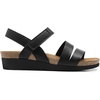 image:imageDREAM PAIRS Womens Low Heel Wedge Sandals RoundToe Comfortable Casual Flatform Dress Shoes with Arch SupportBlack