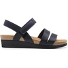image:imageDREAM PAIRS Womens Low Heel Wedge Sandals RoundToe Comfortable Casual Flatform Dress Shoes with Arch SupportNavy