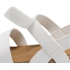 image:imageDREAM PAIRS Womens Low Heel Wedge Sandals RoundToe Comfortable Casual Flatform Dress Shoes with Arch SupportWhite