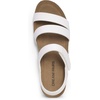 image:imageDREAM PAIRS Womens Low Heel Wedge Sandals RoundToe Comfortable Casual Flatform Dress Shoes with Arch SupportWhite