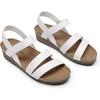 image:imageDREAM PAIRS Womens Low Heel Wedge Sandals RoundToe Comfortable Casual Flatform Dress Shoes with Arch SupportWhite