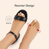 image:imageDREAM PAIRS Womens Low Heels Block Open Toe Ankle Strap Classic Short Chunky Sandals with Buckle for Daily Work Wedding PartyBlackpu