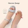 image:imageDREAM PAIRS Womens Low Heels Block Open Toe Ankle Strap Classic Short Chunky Sandals with Buckle for Daily Work Wedding PartySilverglitter