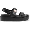 image:imageDREAM PAIRS Womens Low Wedge Sandals Comfortable Arch Support Platform Open toe Casual Dressy Flat Summer Sandals with Adjustable Straps