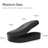 image:imageDREAM PAIRS Womens Low Wedge Sandals Comfortable Arch Support Platform Open toe Casual Dressy Flat Summer Sandals with Adjustable Straps