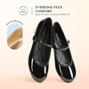 image:imageDREAM PAIRS Womens Mary Jane Chunky Low Heels Comfortable Slip on Dress Shoes for Women Closed Round Toe Casual Cute Work Pumps Flats ShoesBlack