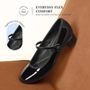 image:imageDREAM PAIRS Womens Mary Jane Chunky Low Heels Comfortable Slip on Dress Shoes for Women Closed Round Toe Casual Cute Work Pumps Flats ShoesBlack