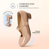 image:imageDREAM PAIRS Womens Mary Jane Chunky Low Heels Comfortable Slip on Dress Shoes for Women Closed Round Toe Casual Cute Work Pumps Flats ShoesNude