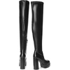image:imageDREAM PAIRS Womens Platform Over The Knee Thigh High Boots Chunky High Heels Square Toe Long Fall Y2K Gogo BootsBlack