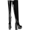 image:imageDREAM PAIRS Womens Platform Over The Knee Thigh High Boots Chunky High Heels Square Toe Long Fall Y2K Gogo BootsBlackpat