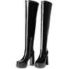 image:imageDREAM PAIRS Womens Platform Over The Knee Thigh High Boots Chunky High Heels Square Toe Long Fall Y2K Gogo BootsBlackpat
