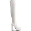 image:imageDREAM PAIRS Womens Platform Over The Knee Thigh High Boots Chunky High Heels Square Toe Long Fall Y2K Gogo BootsWhite