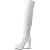 image:imageDREAM PAIRS Womens Platform Over The Knee Thigh High Boots Chunky High Heels Square Toe Long Fall Y2K Gogo BootsWhite